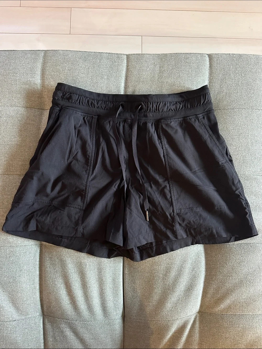Lululemon Black Women's Drawstring Active Shorts
